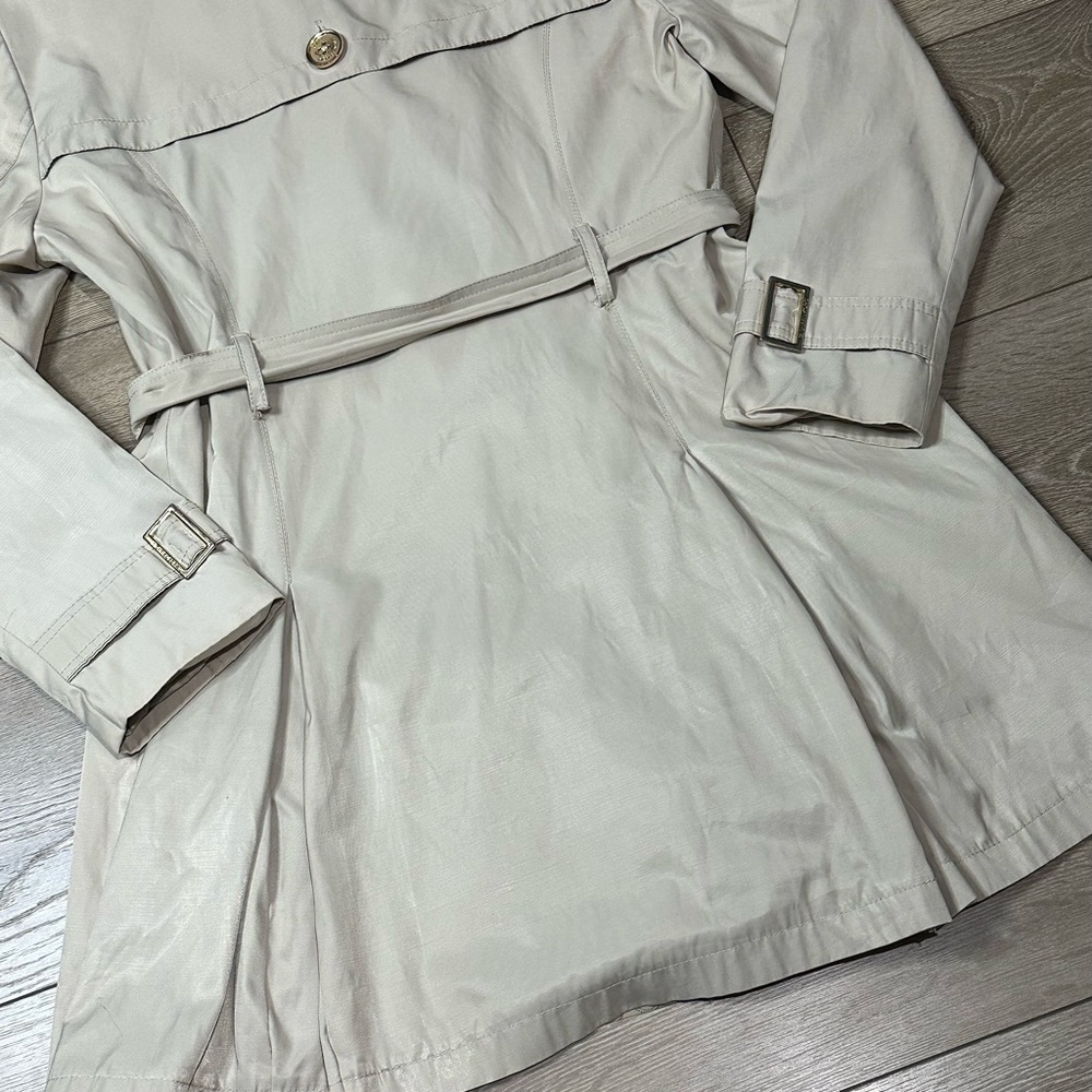 •Sold• Michael Kors Hooded Single Button Belted Trench Coat - Picture 10 of 13